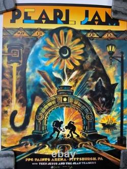Pearl Jam Poster PPG Paints Arena Pittsburgh, PA 5/18/25 AP Variant Signed #/100