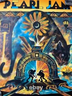 Pearl Jam Poster PPG Paints Arena Pittsburgh, PA 5/18/25 AP Variant Signed #/100