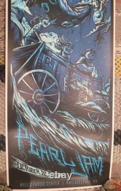 Pearl Jam Poster Philadelphia 10 / 22 / 2013 Wells Fargo Center (HALLOWEEN)
