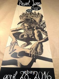 Pearl Jam Poster Philadelphia 2016 Alexander Official SE 4/28 Wells Fargo