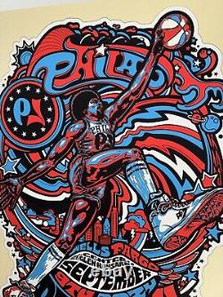 Pearl Jam Poster Philadelphia 2024 AP Variant #'d X/130 Silkscreen Official S/N