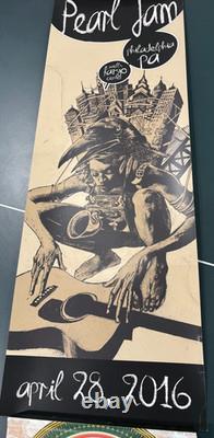 Pearl Jam Poster Philadelphia PA April 28 2016 Wells Fargo Jason Shawn Alexander