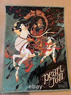 Pearl Jam Poster Pinkpop Landgraaf Peter Diamond AP #/104 Free Shipping! Vedder