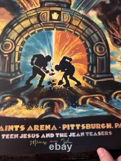 Pearl Jam Poster Pittsburgh 2025 Zeb Love Signed AP #/100 PPG Paints 5/18