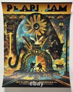 Pearl Jam Poster Pittsburgh PPG Paints 5/18/25 Official Silkscreen Show Edition Pearl Jam Poster Pittsburgh PPG Paints 5/18/25 Official Silkscreen Show Edition
