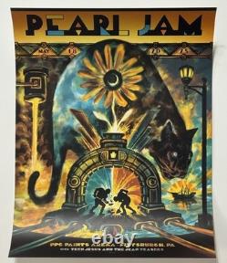 Pearl Jam Poster Pittsburgh PPG Paints 5/18/25 Official Silkscreen Show Edition Pearl Jam Poster Pittsburgh PPG Paints 5/18/25 Official Silkscreen Show Edition