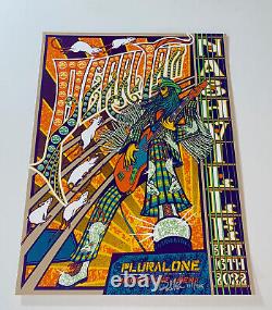 Pearl Jam Poster Print AP Nashville 2022 Silkscreen SIGNED & #'d X/205 Artist ED