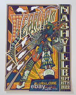 Pearl Jam Poster Print AP Nashville 2022 Silkscreen SIGNED & #'d X/205 Artist ED