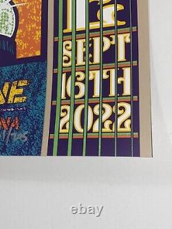 Pearl Jam Poster Print AP Nashville 2022 Silkscreen SIGNED & #'d X/205 Artist ED