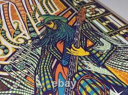 Pearl Jam Poster Print AP Nashville 2022 Silkscreen SIGNED & #'d X/205 Artist ED