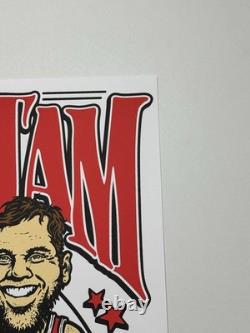 Pearl Jam Poster Print AP United Center Chicago 9/5/23 N1 Ames SIGNED & #d X/155