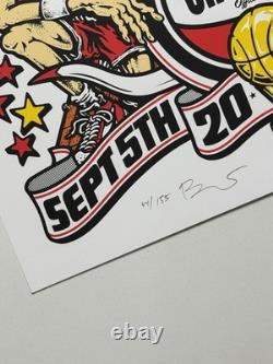 Pearl Jam Poster Print AP United Center Chicago 9/5/23 N1 Ames SIGNED & #d X/155
