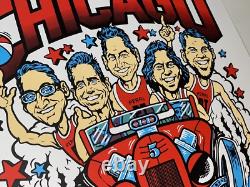 Pearl Jam Poster Print AP United Center Chicago 9/7/23 N2 Ames SIGNED & #d X/155