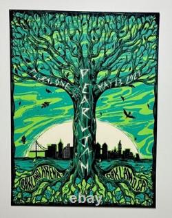 Pearl Jam Poster Print Oakland Arena CA 5/13/22 AP SIGNED & #d X/100 Silkscreen