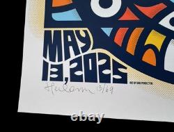 Pearl Jam Poster Raleigh Lenovo Center 5/13/25 Official AP Silkscreen S/N