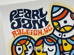 Pearl Jam Poster Raleigh Lenovo Center 5/13/25 Official AP Silkscreen S/N X/69