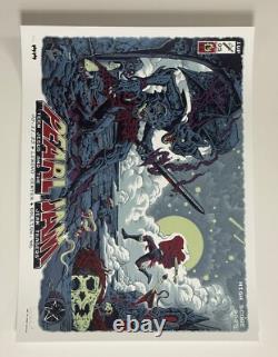 Pearl Jam Poster Raleigh NC 5/11/25 Official AP Variant Silkscreen S/N X/100