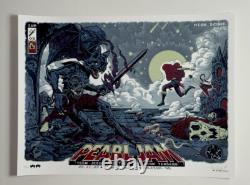 Pearl Jam Poster Raleigh NC 5/11/25 Official AP Variant Silkscreen S/N X/100
