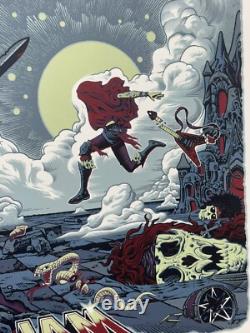 Pearl Jam Poster Raleigh NC 5/11/25 Official AP Variant Silkscreen S/N X/100