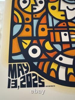 Pearl Jam Poster Raleigh North Carolina 5/13/2025 Don Pendleton Lenovo Center