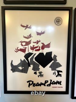 Pearl Jam Poster Santa Barbara 2006 Art By Ames Bros (featuring Sonic Youth)