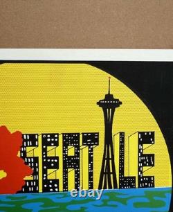 Pearl Jam Poster Seattle 1998 Ames NM