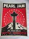 Pearl Jam Poster Seattle 2021 Streaming Home Shows Poster Wood Print Limited