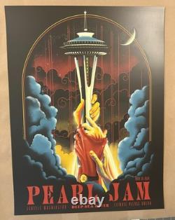 Pearl Jam Poster Show Edition Seattle Wa 2024 Arian Buhler