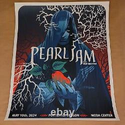 Pearl Jam Poster Signed/Numbered Artist Variant Portland 2024