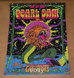 Pearl Jam Poster Signed/Numbered By Artist Romero Las Vegas 2024