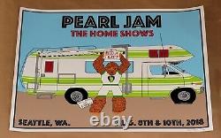 Pearl Jam Poster Signed/Numbered By Artist Shuss Seattle 2018