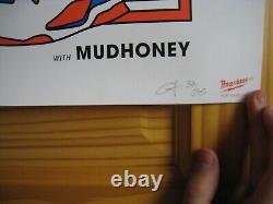 Pearl Jam Poster Signed Numbered Mudhoney Ontario Basketball Player