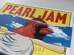 Pearl Jam Poster St Louis 2022 AP Silkscreen Print SIGNED & #'d Artist ED X/200