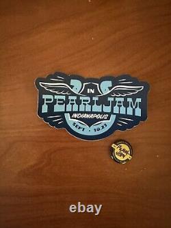 Pearl Jam Poster & Sticker & Pin Indianapolis, Indiana 09/10/23 Ruoff