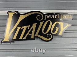 Pearl Jam Poster Vitalogy 1994 Rare Record Store Promo Cardboard Cut out Grunge