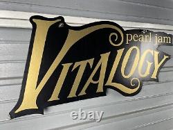 Pearl Jam Poster Vitalogy 1994 Rare Record Store Promo Cardboard Cut out Grunge