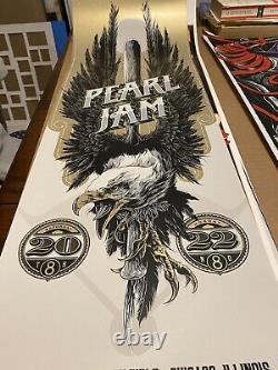 Pearl Jam Poster Wrigley Field Chicago 2016 Ken Taylor Official Event Poster