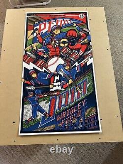 Pearl Jam Poster Wrigley Field Chicago August 20 and 22 2016 14x24 Poster
