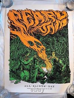 Pearl Jam Posters All Saints Day Voodoo Fest SE and Variant. S/N