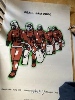 Pearl Jam Print Poster Lot And Dad Cap 2024 Tour Hat