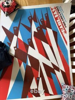 Pearl Jam Print Poster Lot And Dad Cap 2024 Tour Hat