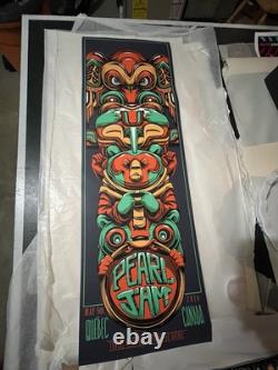 Pearl Jam Quebec 2016 Mike Fudge AP Poster
