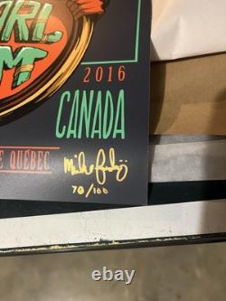 Pearl Jam Quebec 2016 Mike Fudge AP Poster