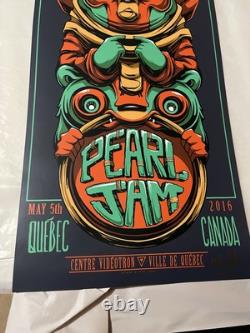 Pearl Jam Quebec 2016 Mike Fudge AP Poster