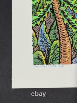 Pearl Jam RIDE FEST POSTER EMEK TELLURIDE Colorado 2016