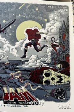 Pearl Jam Raleigh NC 2025 Concert AP Poster S/N/100 Sutfin Vedder