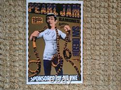 Pearl Jam Ramones Poster 1995 San Diego Poster Mint Only 100 Made 12 X 18 Rare