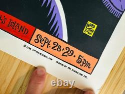 Pearl Jam Randall's Island Concert Poster Vintage Two Dimensions 1996