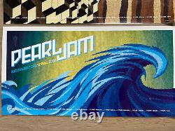 Pearl Jam Rare Posters Australia Spring Tour 2006 Wave & Tree by Brad Klausen