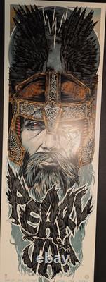 Pearl Jam Rhys Cooper Oslo Norway 2014 Show Edition Art Poster Print Vedder